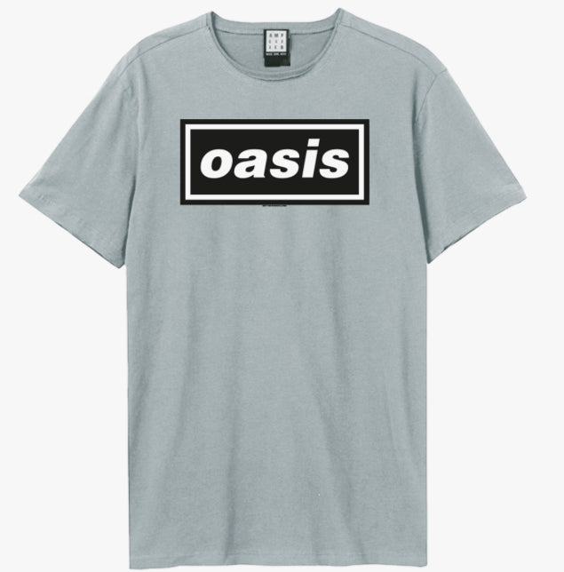 Oasis - Black Logo (Strange Blue) Tee