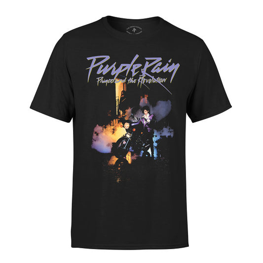 Prince Purple Rain Black Tee