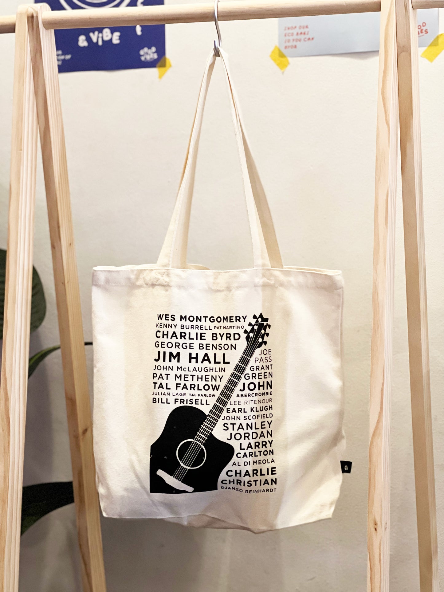 Guitar Jazz Shopper's Tote