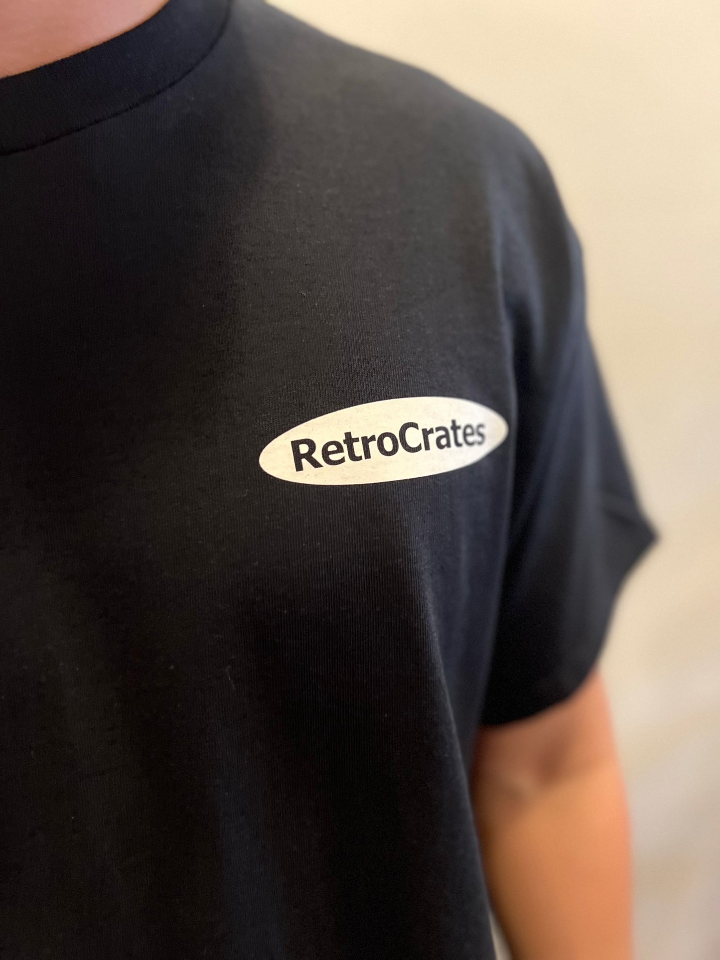 Retrocrates Tee - Bringing Music Back Home (Black)