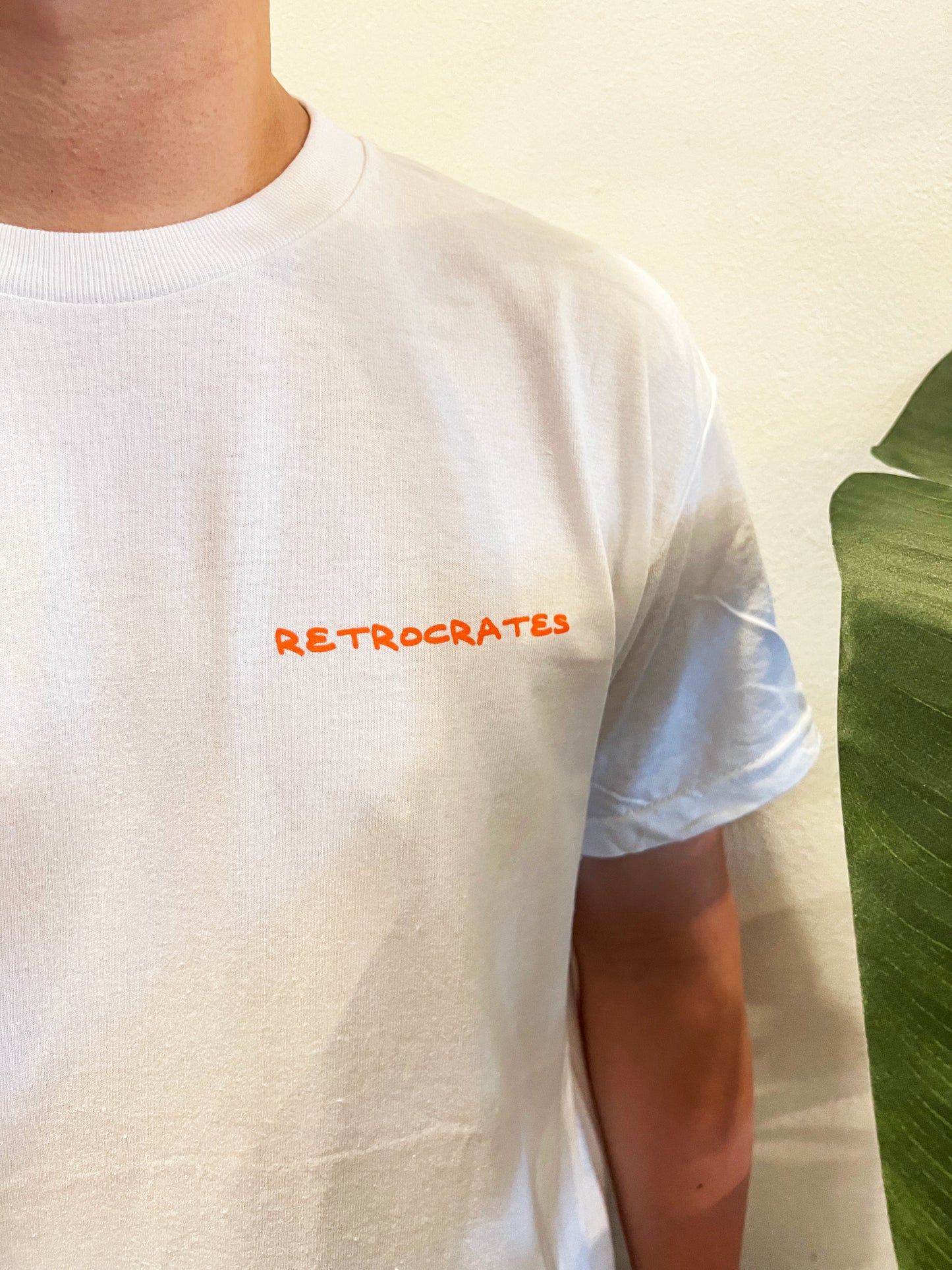 Retrocrates Tee - Crate Digging (White)
