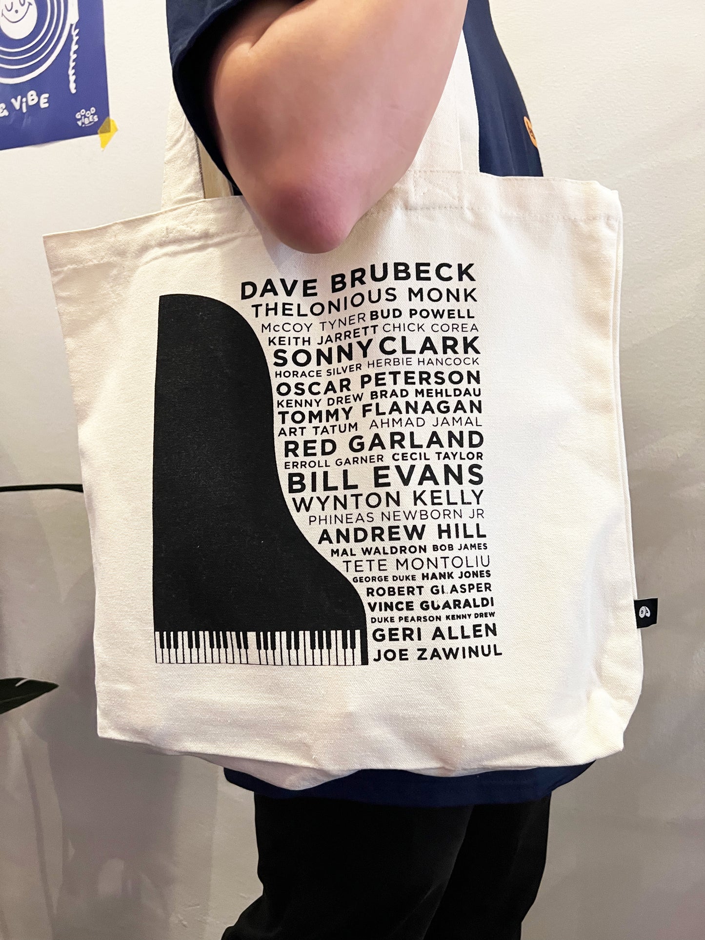 Piano Jazz Shopper's Tote
