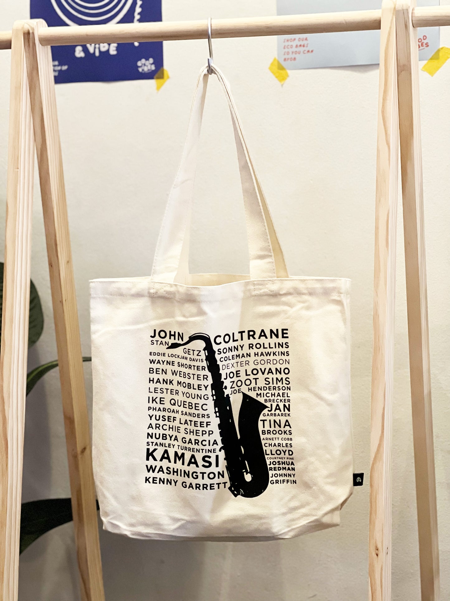 Saxophone Jazz Shopper's Tote