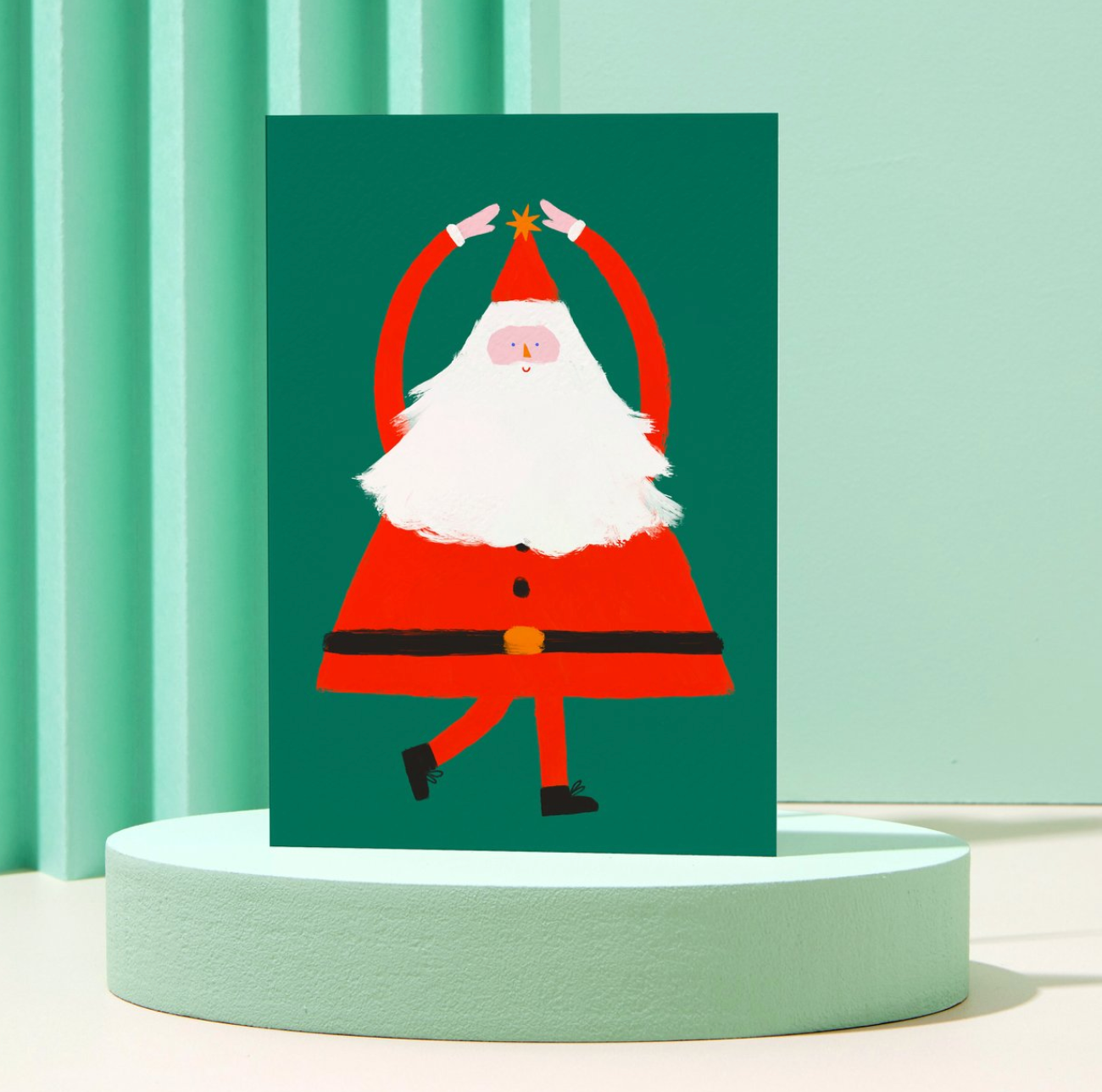 Dancing Santa by Matias Larrain