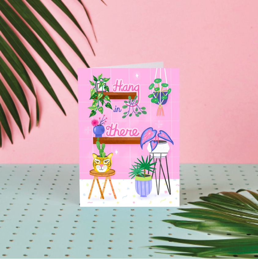 Hang in there by Katie Brookes