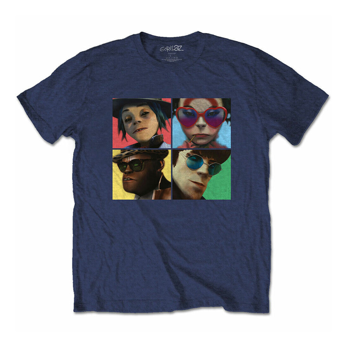 Gorillaz Humanz Tee (Navy Blue)