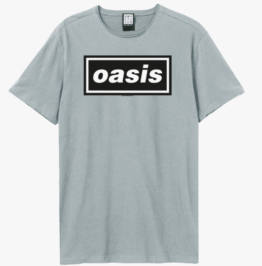 Oasis - Black Logo (Strange Blue) Tee