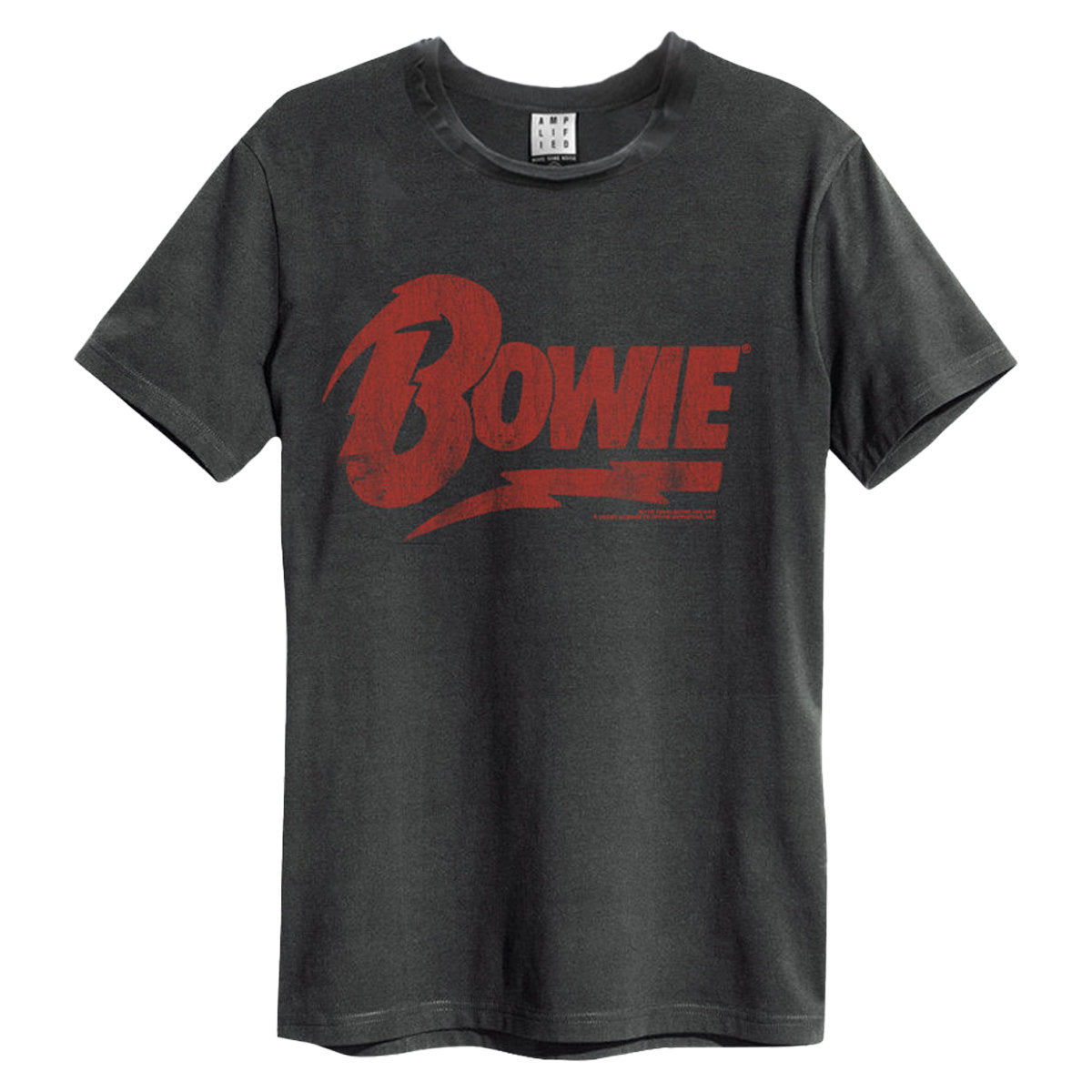 David Bowie Logo Tee (Charcoal)