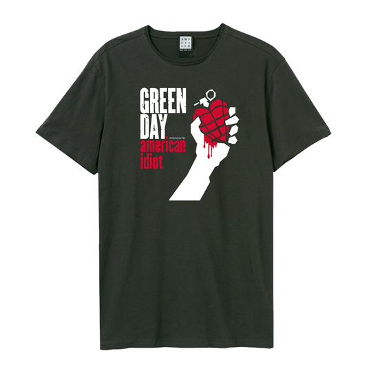 Green Day American Idiot Tee (Charcoal/Black/White)