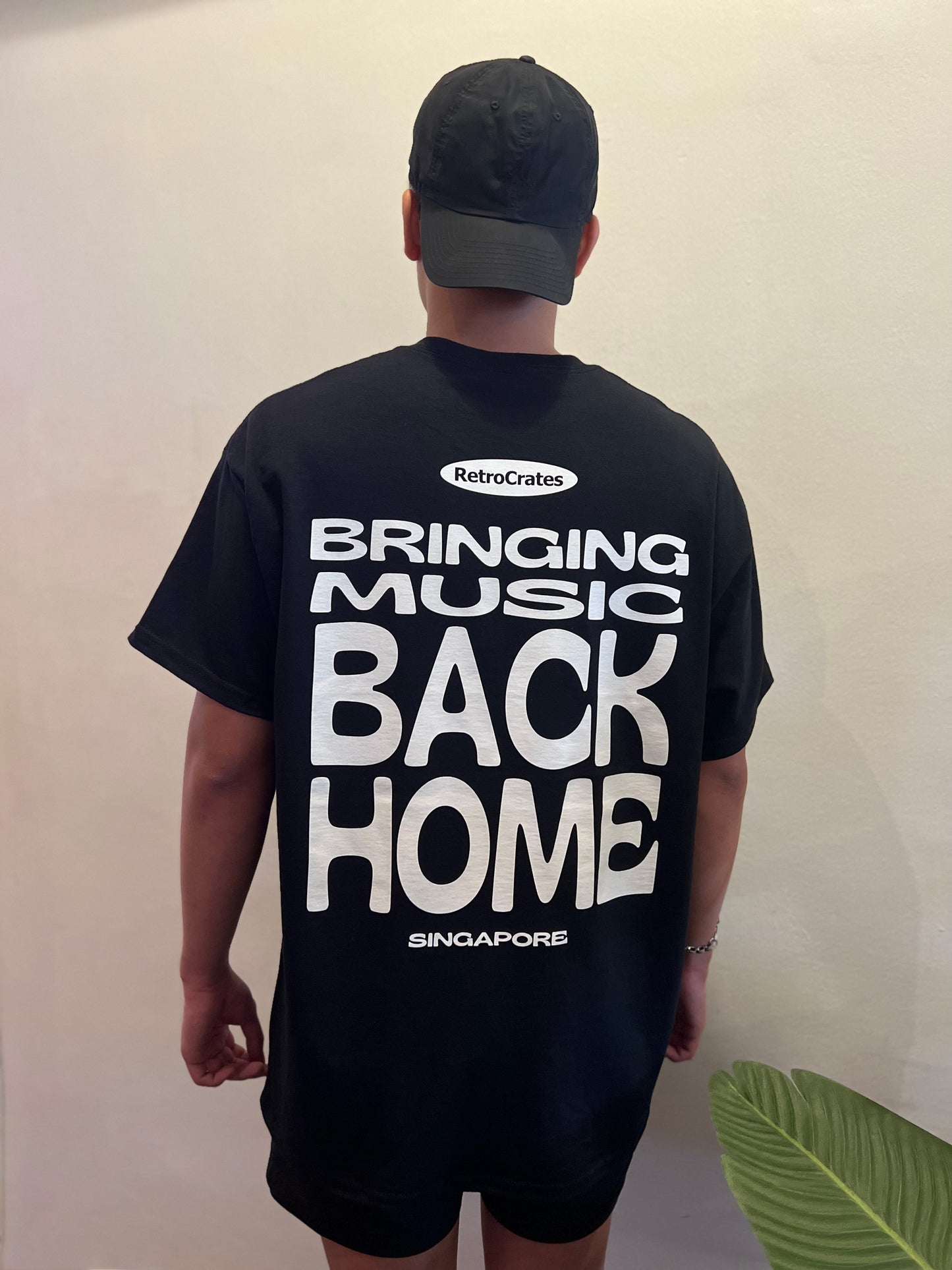 Bringing Music Back Home Tee Black