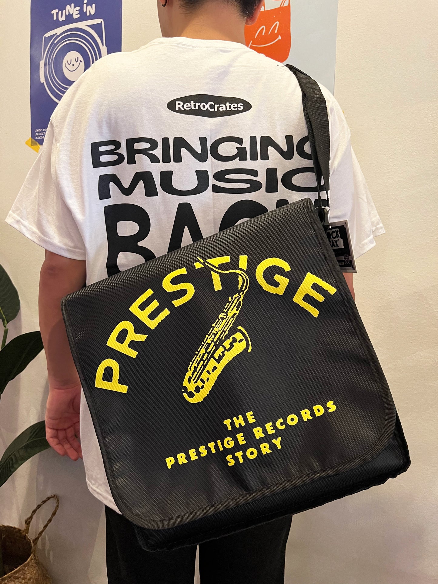 Prestige Records Flap Top Vinyl Record Bag