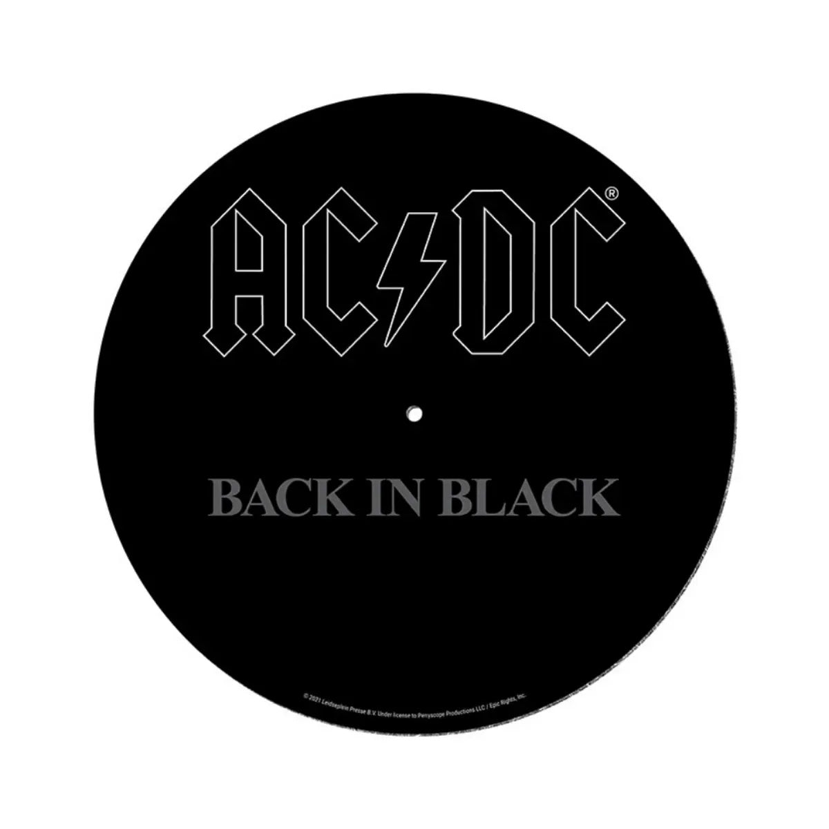 AC/DC Back to Black Record Slipmat – Goodvibes by Retrocrates
