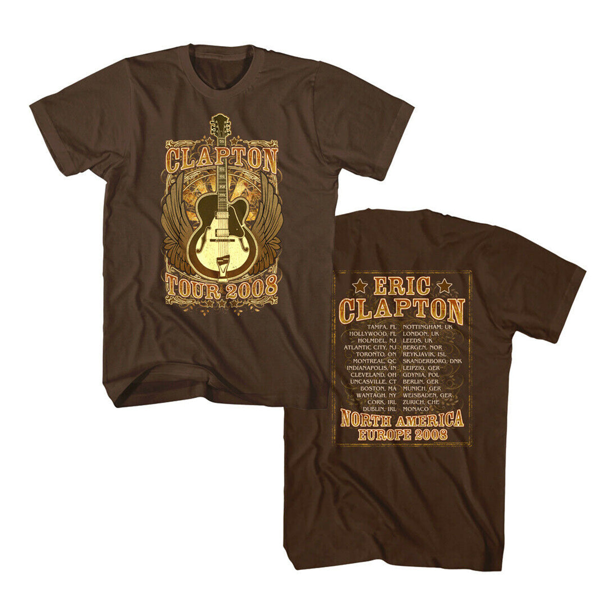 Eric Clapton 2008 Tour Tee