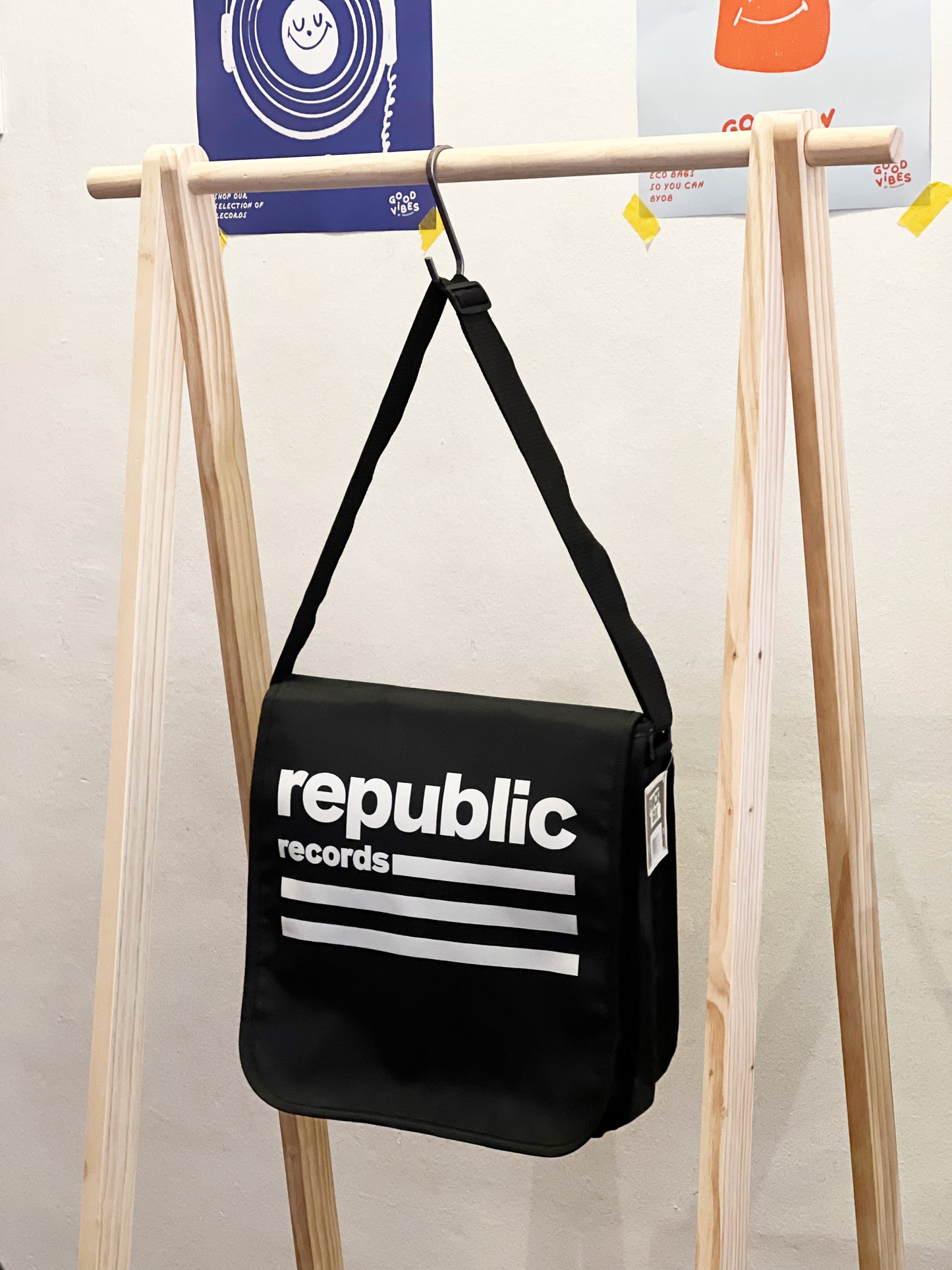 Republic Records Flap Top Vinyl Record Bag