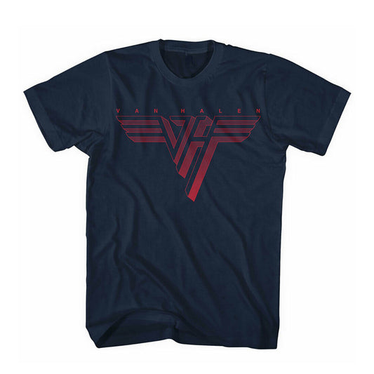 Van Halen Classic Red Logo (Navy)